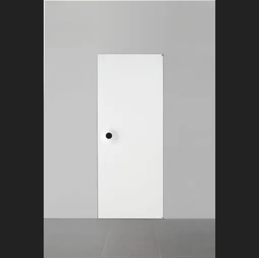 Porta per interni Ring Filomuro in legno laccato Bianco di Albed