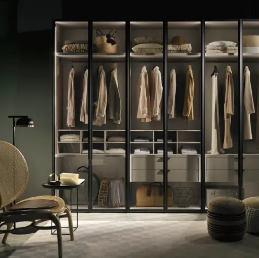 Armadio Alterna Battente City Glass di Zalf