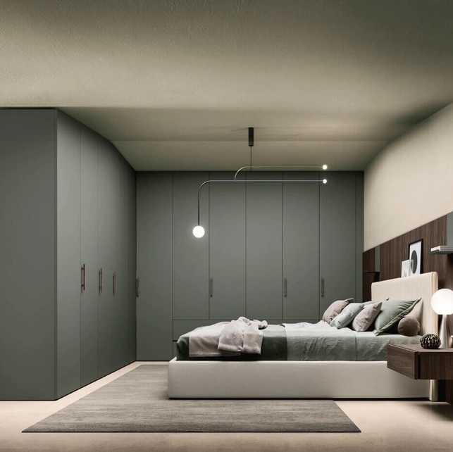 Armadio battente angolare Alterna SM2005 di Zalf