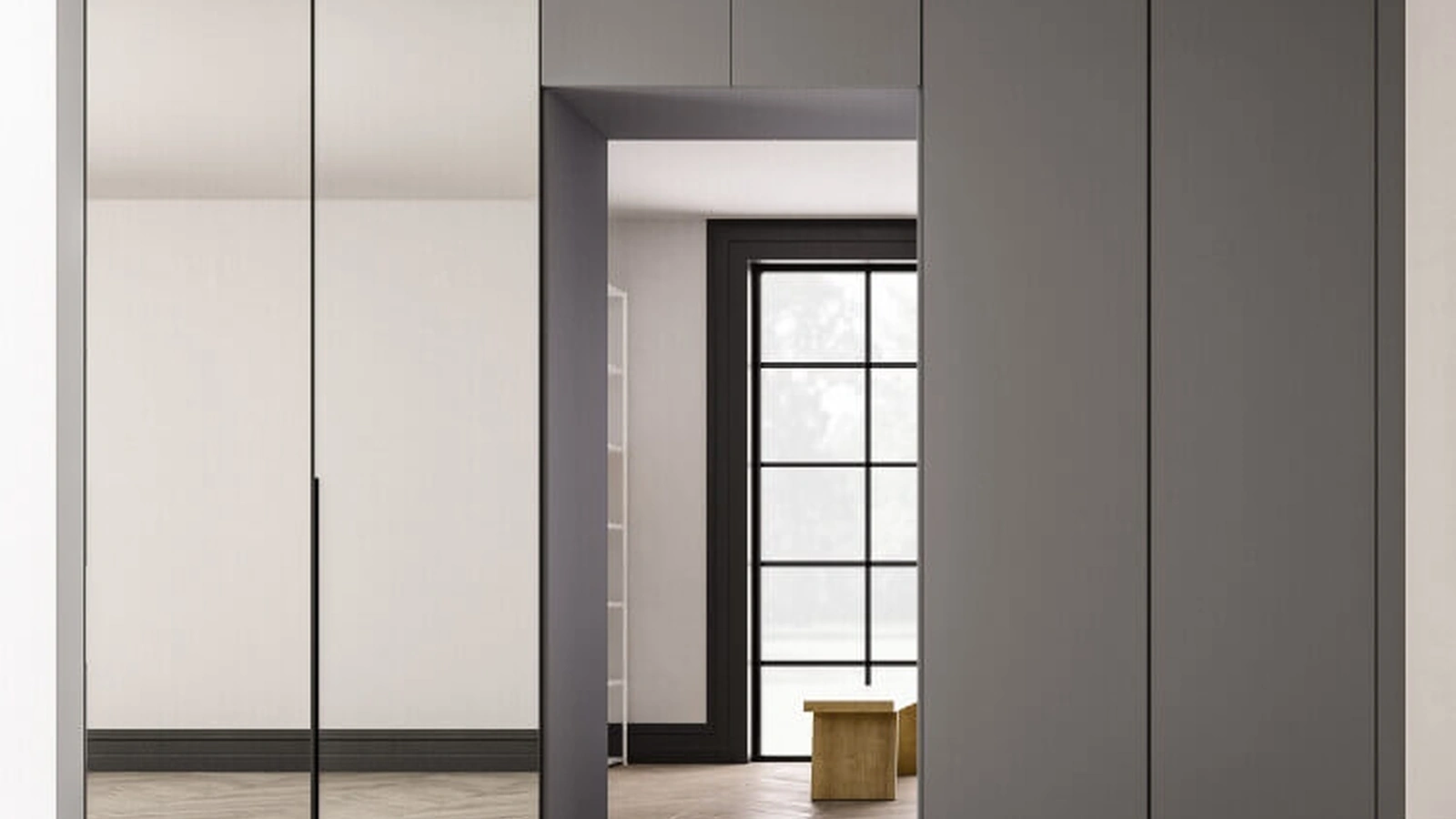 Armadio battente Alterna SM2016 di Zalf