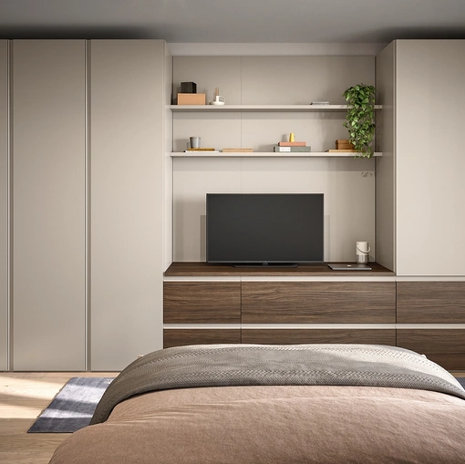 Armadio con ante battenti 08B in nobilitato di Cinquanta3