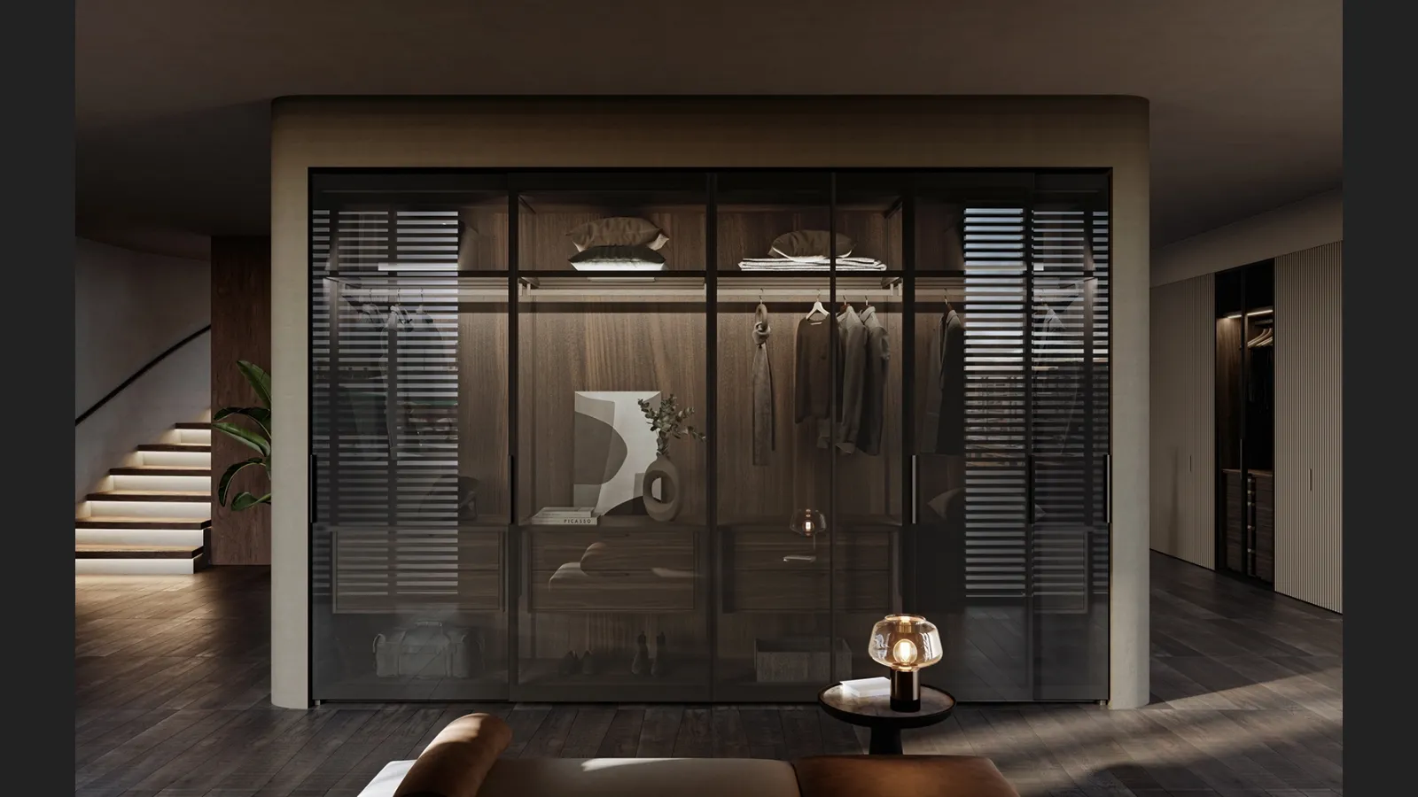 Armadio Glass Stop Sol Bronzo di Olivieri