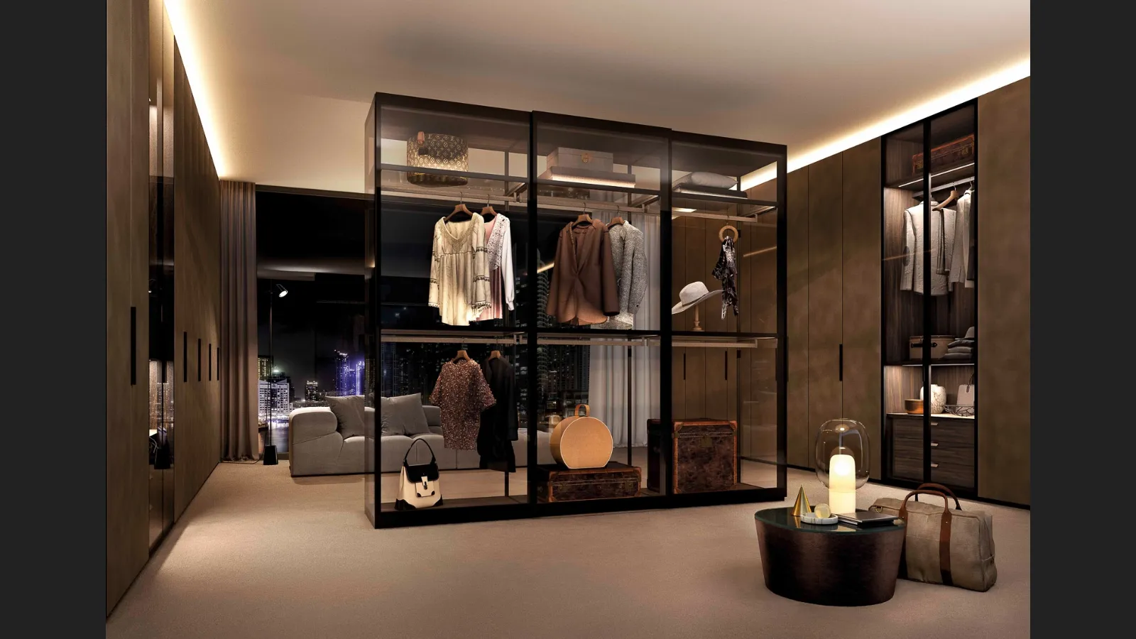 Armadio Glass Stop Sol Bronzo di Olivieri