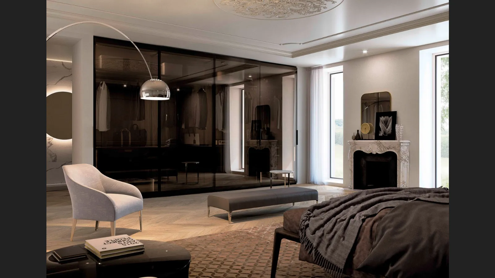 Armadio Glass Stop Sol Bronzo di Olivieri