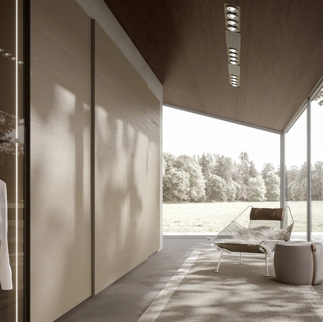 Armadio Liscia SP31 in frassino di Veneran