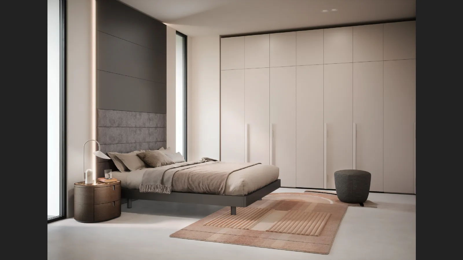 Comodino in legno Vesta di Novamobili