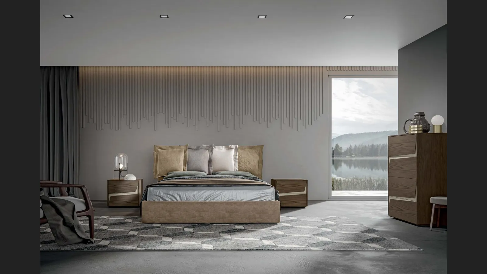 Letto in econabuk Pivot di Veneran