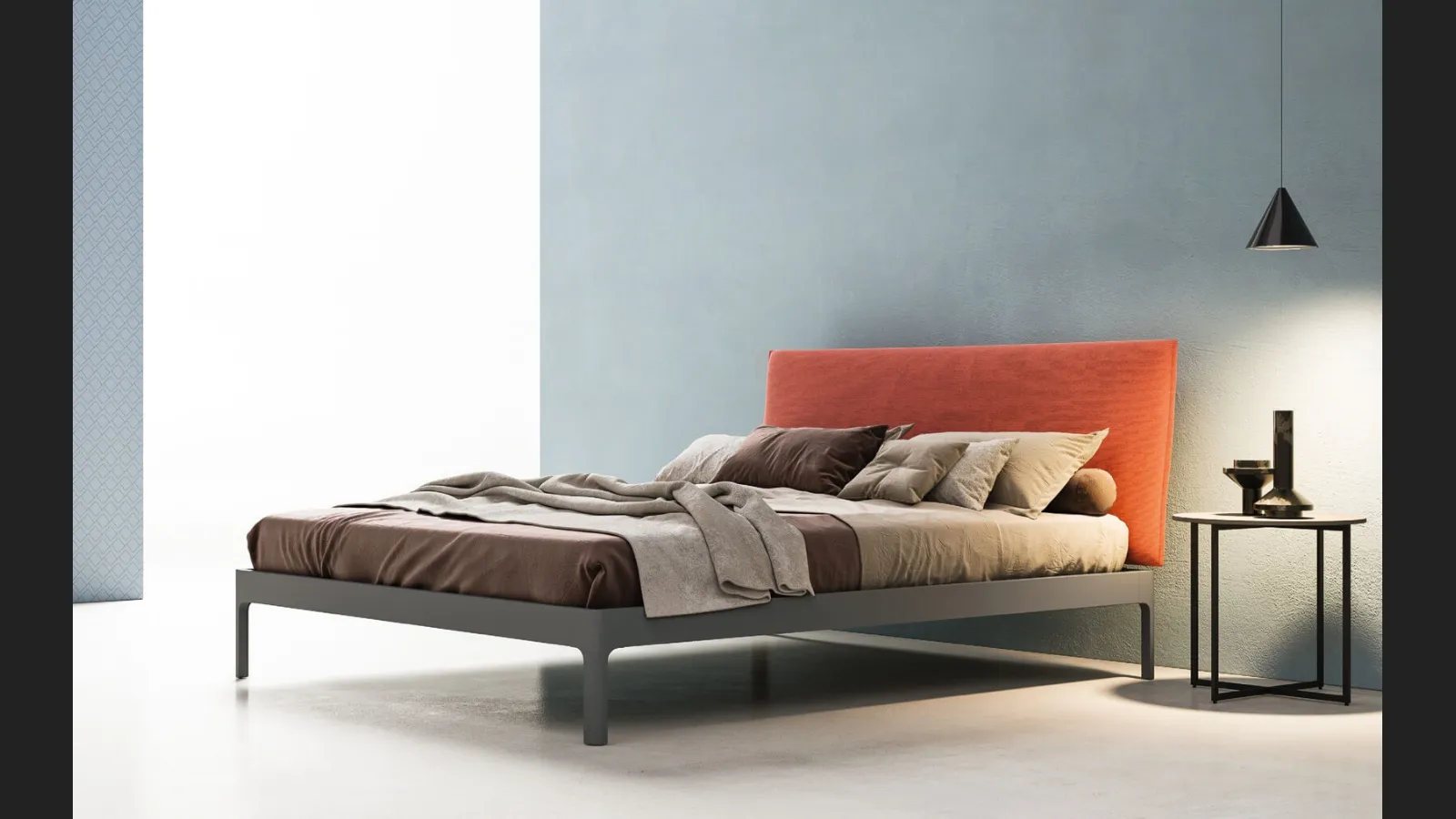 Letto con testiera Soft di Zalf