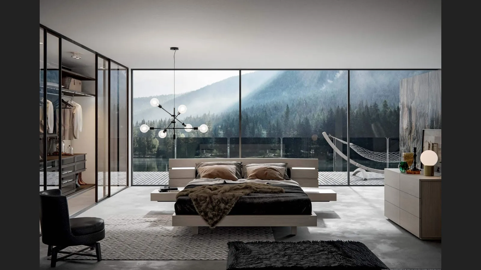 Letto con box contenitore Work di Veneran