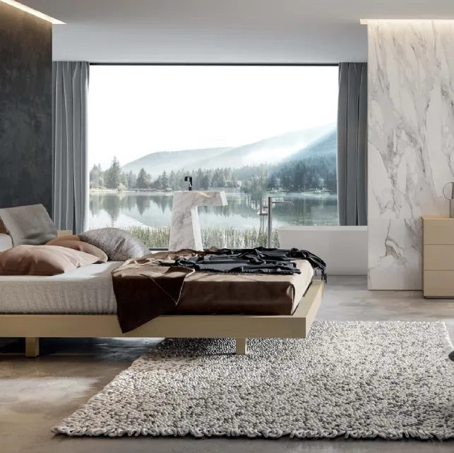 Letto Venus con box contenitore di Veneran