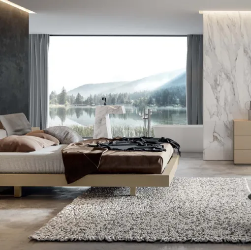 Letto Venus con box contenitore di Veneran