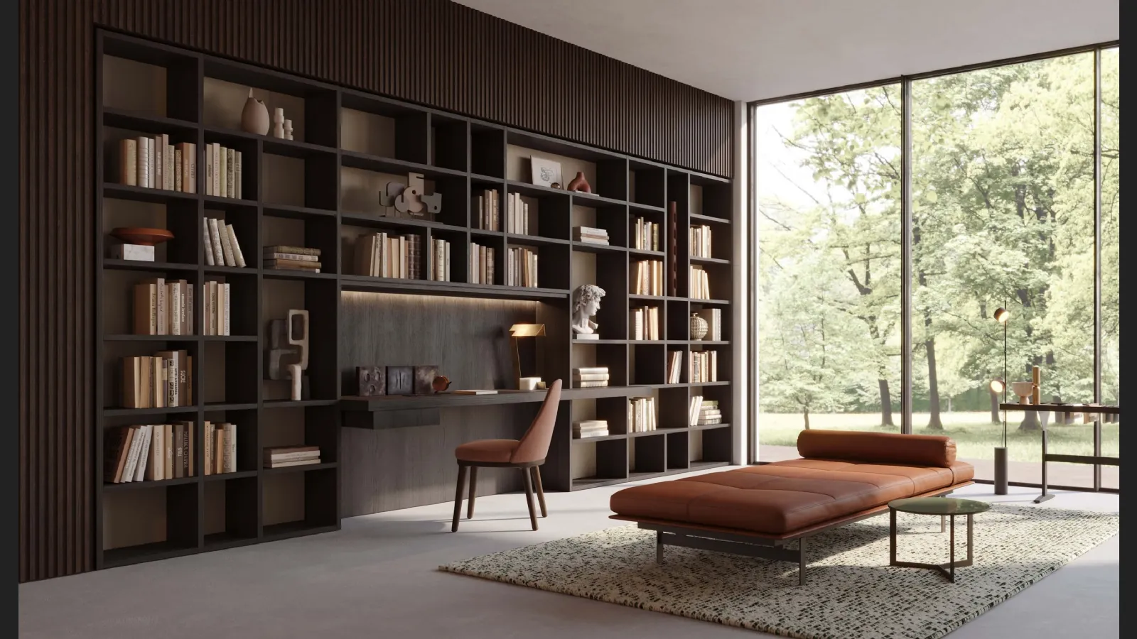 Libreria in legno Selecta di Lema
