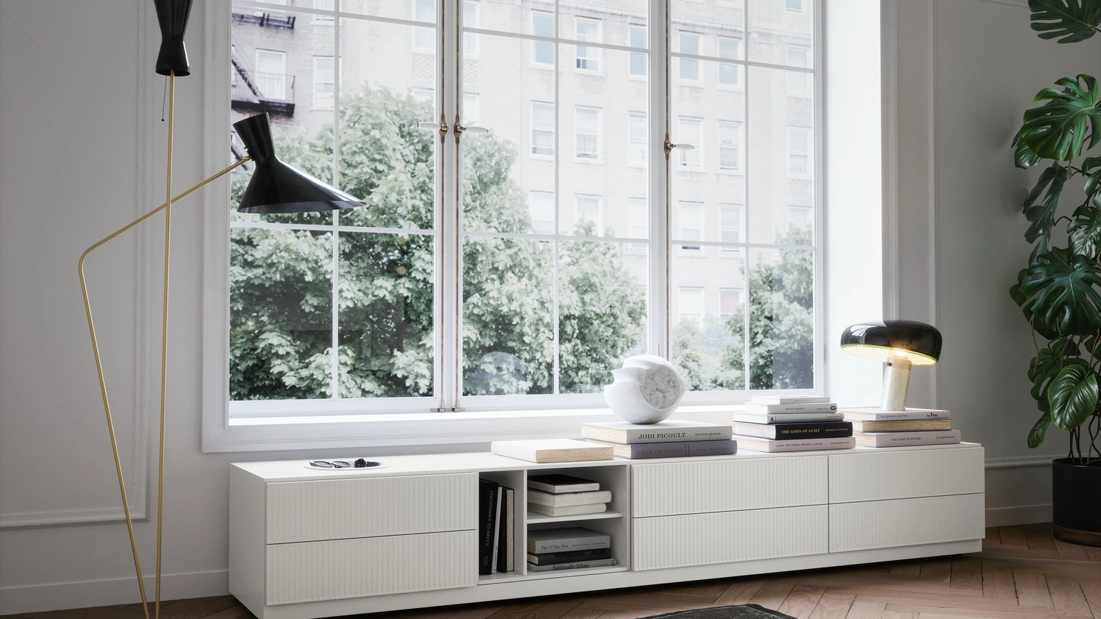 Mobile sospeso Easy System di Novamobili