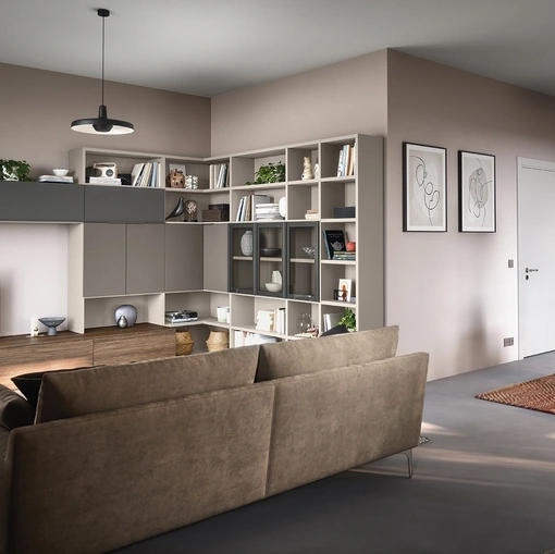 Parete Attrezzata 05D in melaminico di Cinquanta3