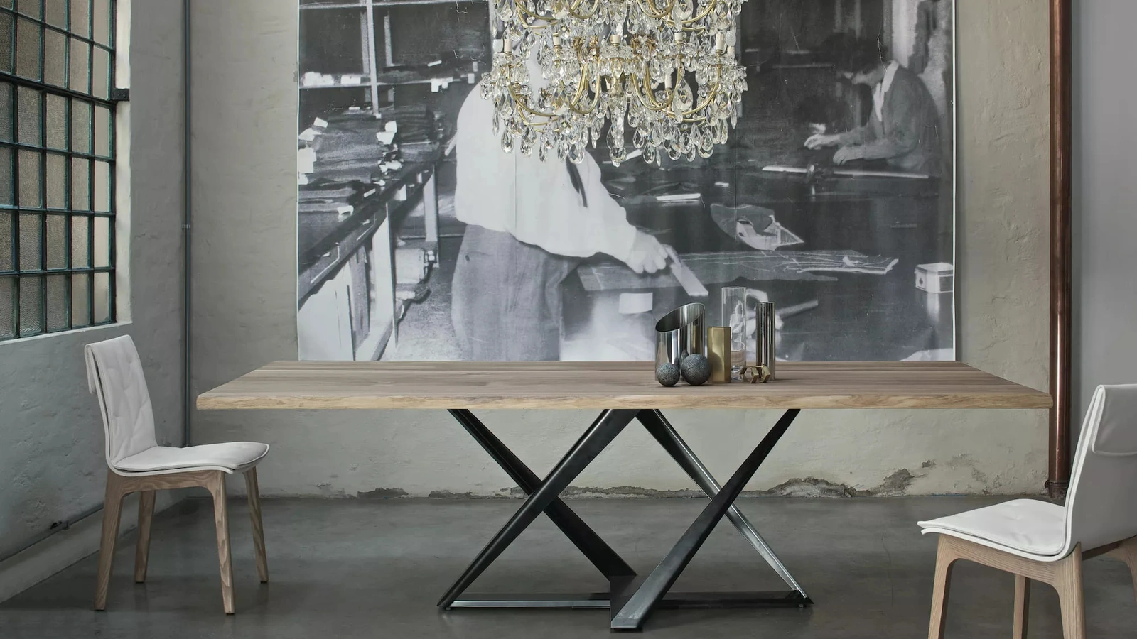 Sedia Alfa in legno massello e laccato di Bontempi