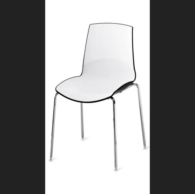 Set 5 Ruote Plastica Ricambio Per Poltrone Nero