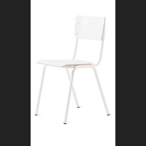 Sedia Susy in multistrato e laminato con struttura in metallo verniciato di Veneta Cucine