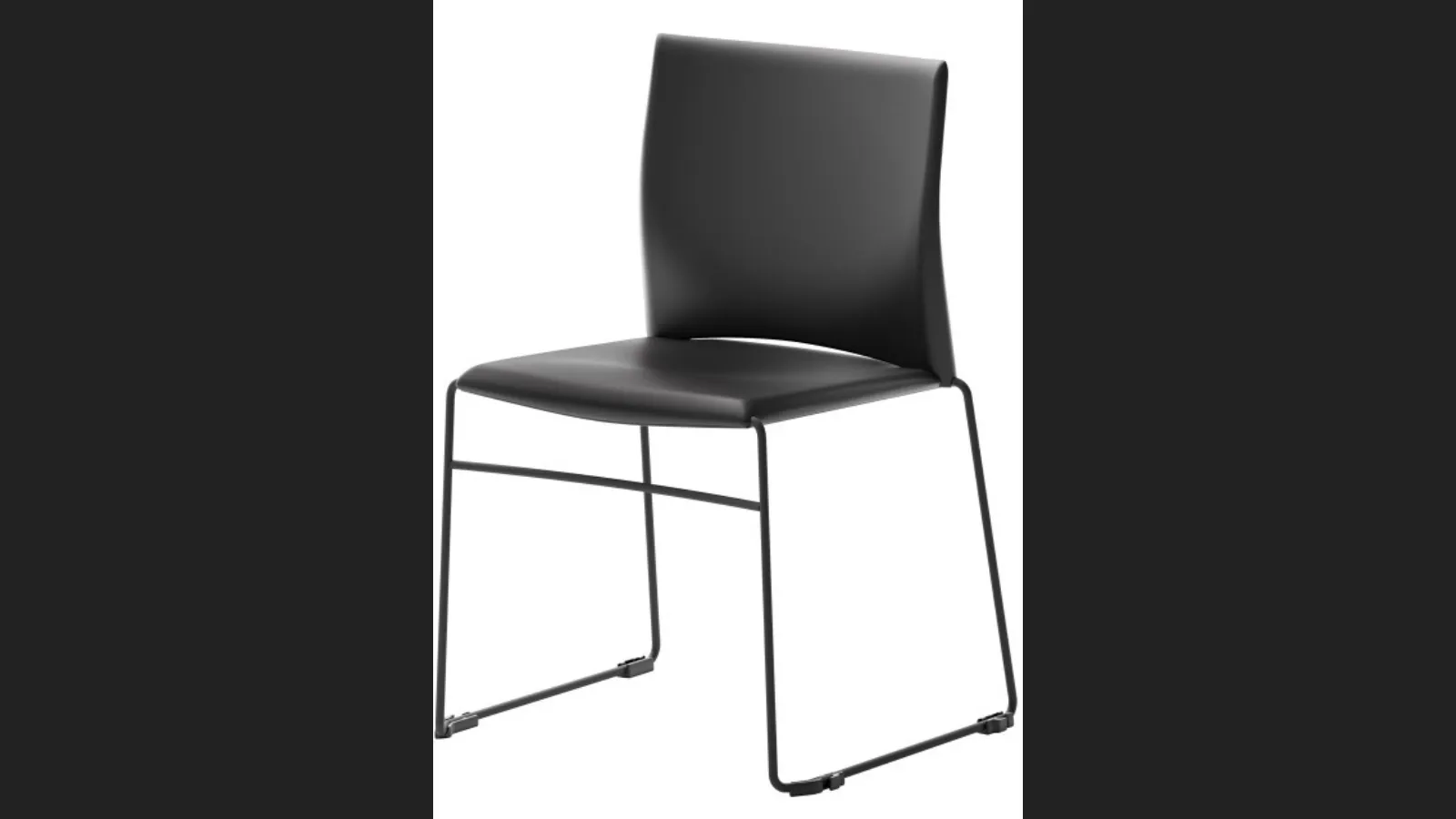 Sedia in ecopelle Web di Veneta Cucine