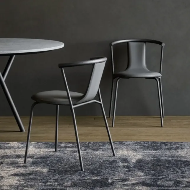 Sedia Agel Cuoio di Novamobili