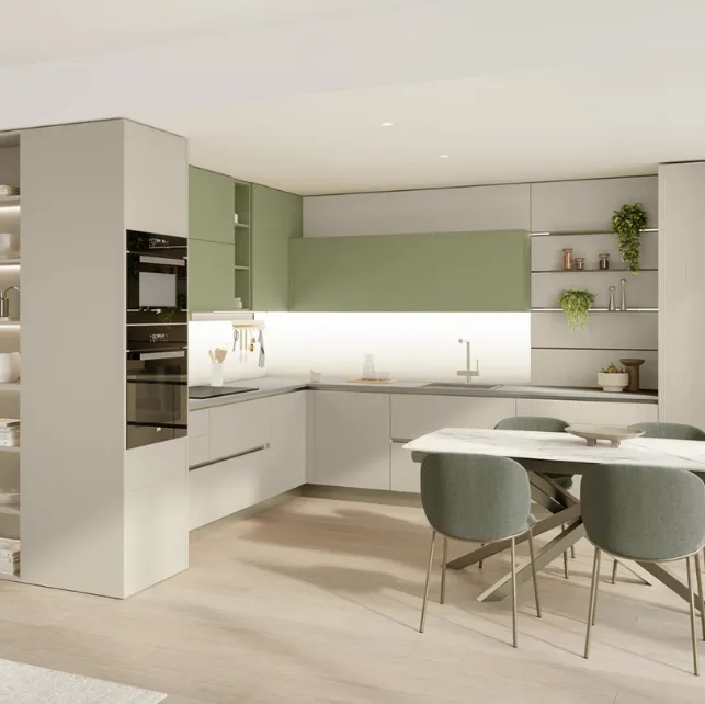 Cucina Moderna angolare Start-Time 10 di Veneta Cucine