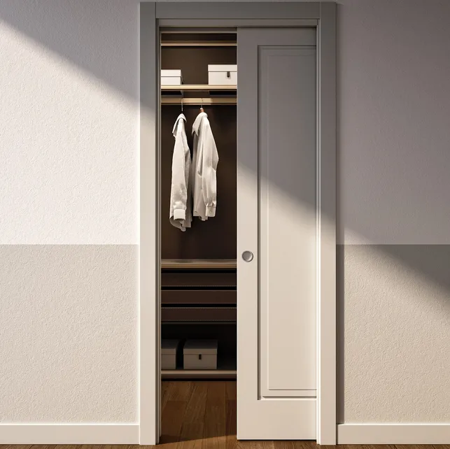 Porta a scomparsa per interni And in laccato opaco di Albed