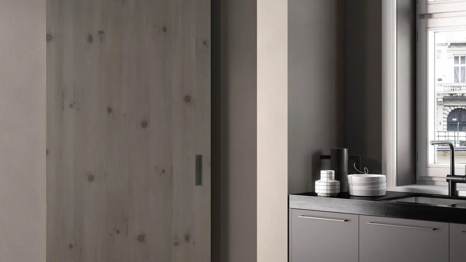 Porta scorrevole per interni in legno And di Albed