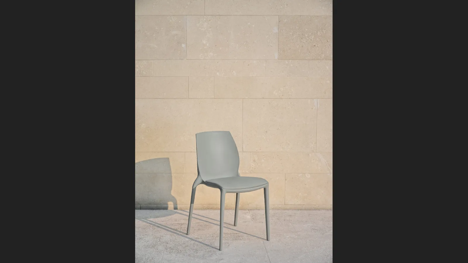 Sedia da giardino impilabile Hidra Outdoor di Bontempi
