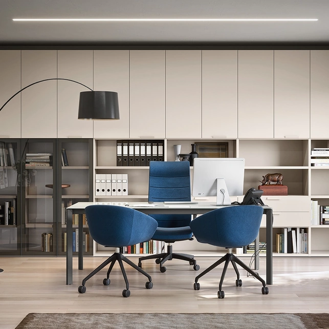 Armadio a muro per Archivio 01B in melaminico di Cinquanta3