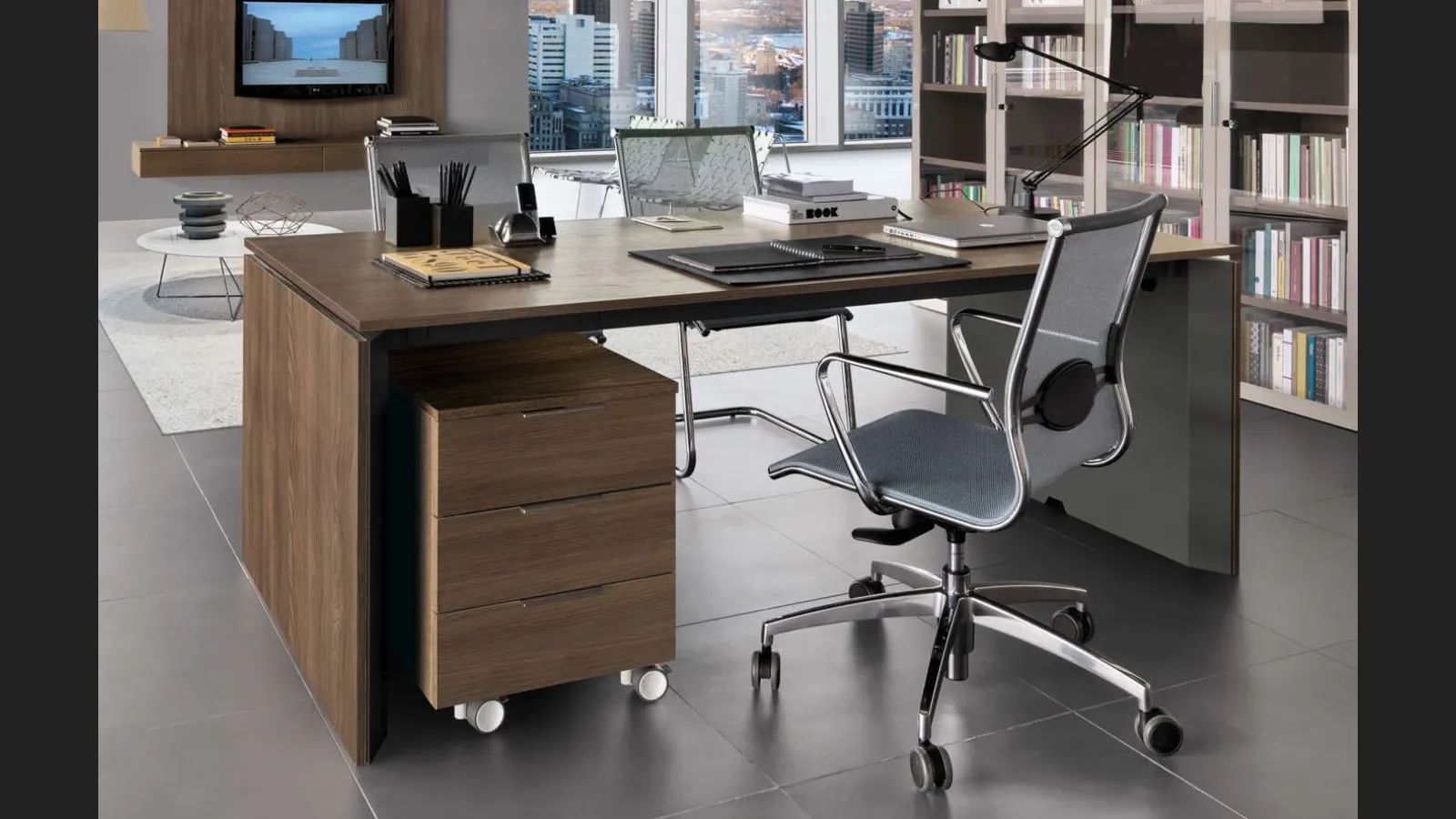 Scrivania Direzionale Z577 di Zalf