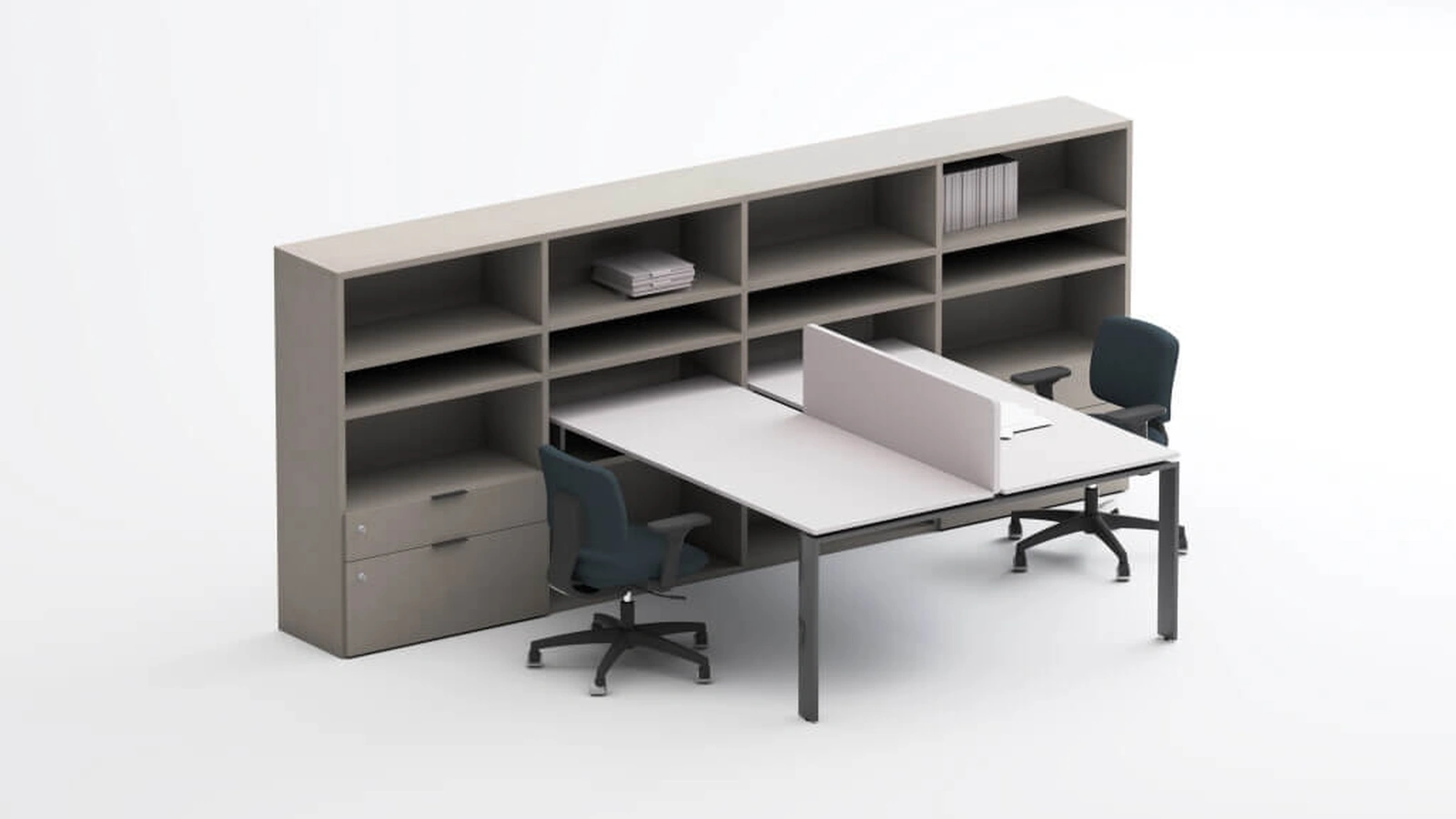 Scrivania operativa SM2574 di Zalf